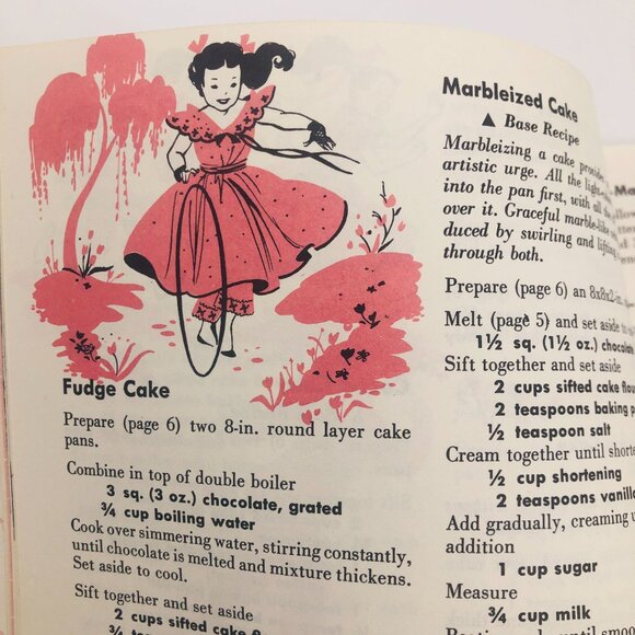 Vtg Cakes and Tortes Cookbook 1965 Culinary Arts Institute Softcover Illustrated - Picture 8 of 11